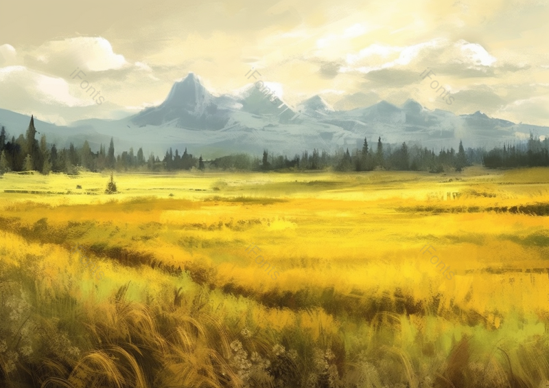 大草原上的风光背景,插画/手绘图,插画/手绘图库,插画/手绘图下载,插画/手绘